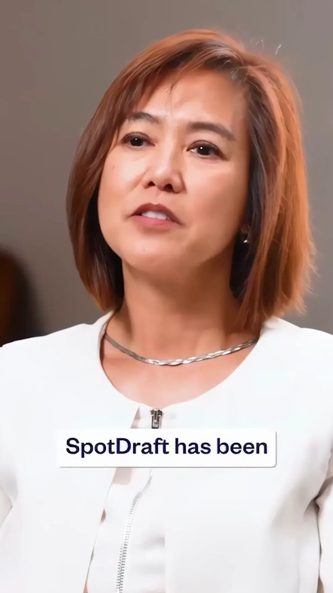 A customer speaking in a SpotDraft testimonial edited by FDM
