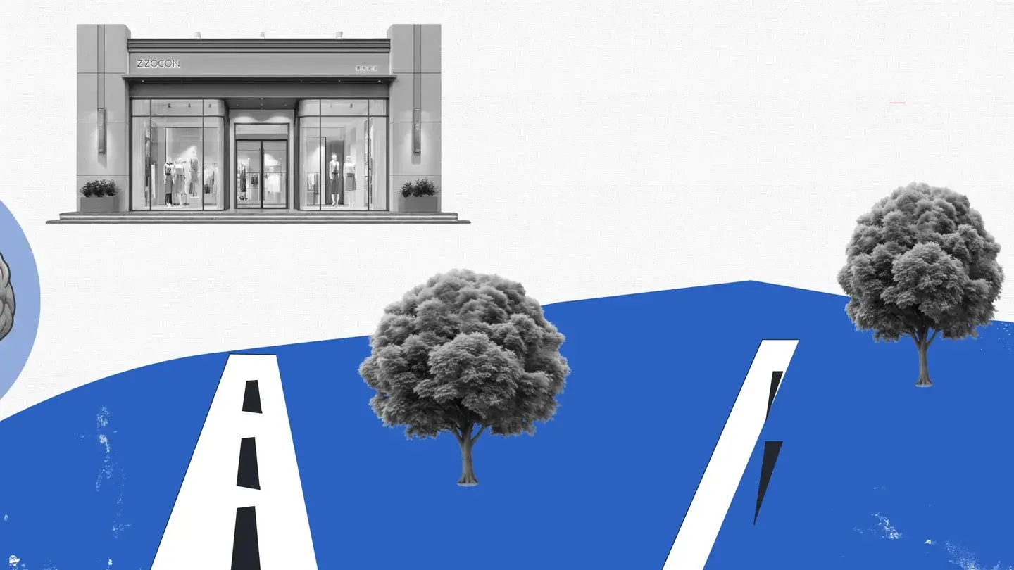 Illustrated branching road from FDM’s AssetPlus education edit