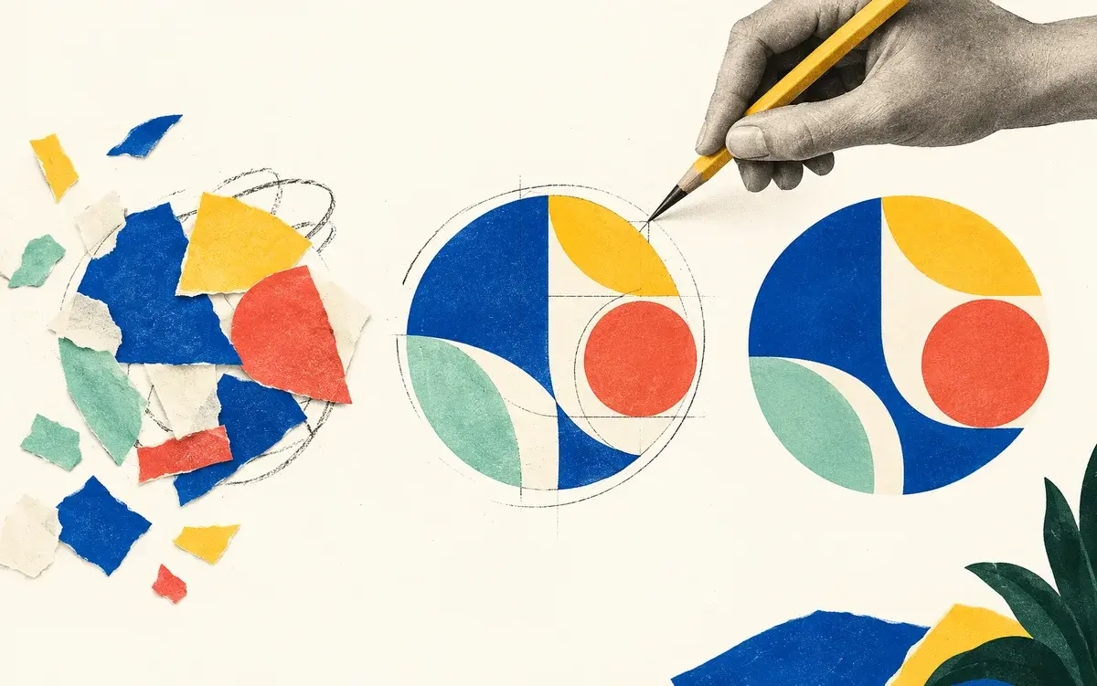 Editorial illustration: Approve story and visual direction before focused revision rounds